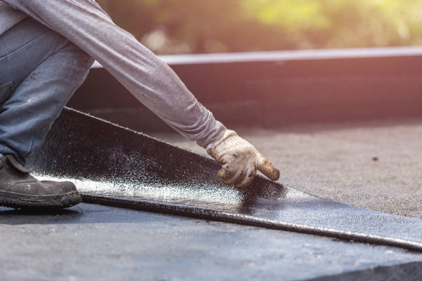 Professional Basement Waterproofing technician working in Edison, GA